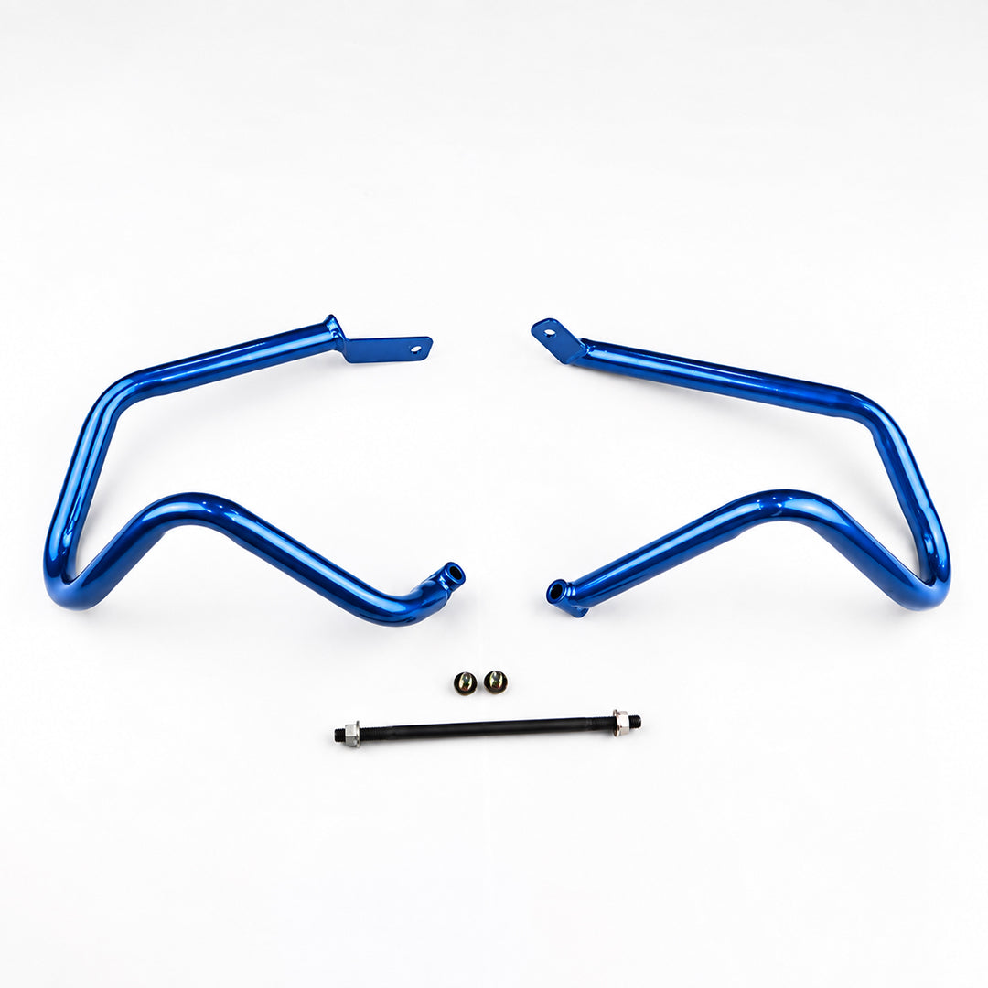 Blue Crash Bar Engine Guard & Rear Luggage Rack Kit Honda Monkey Z125 2018-2026