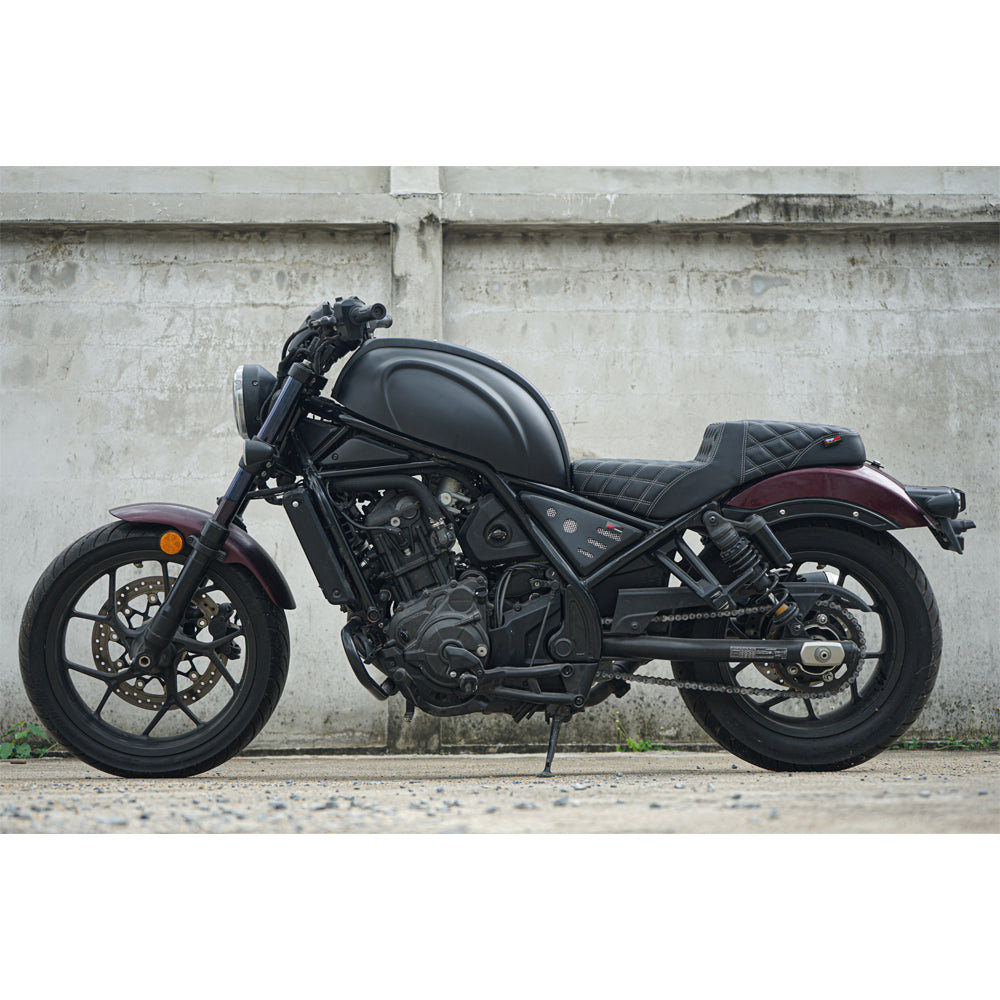 SEAT DOUBLE SADDLE DUAL DRIVER SEATS PAD CUSHION V.3 FOR HONDA REBEL CMX 1100 2021-2025