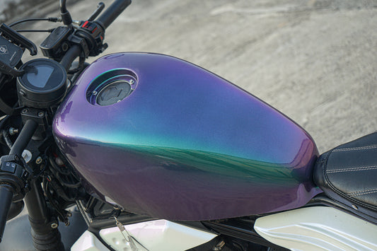 ฝาครอบถังน้ำมันเชื้อเพลิงสีขาว V.13 สำหรับ Honda Rebel CMX 300&500 ปี 2017-2026
