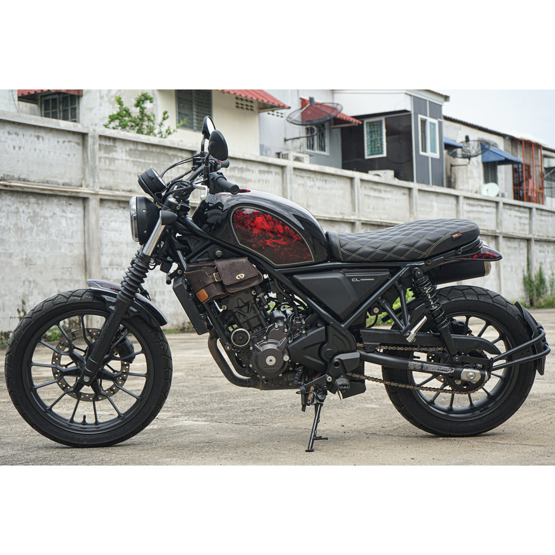 Multipurpose Leather Bag Brown FIT FOR Honda CL SCL 300 500 2023-2025