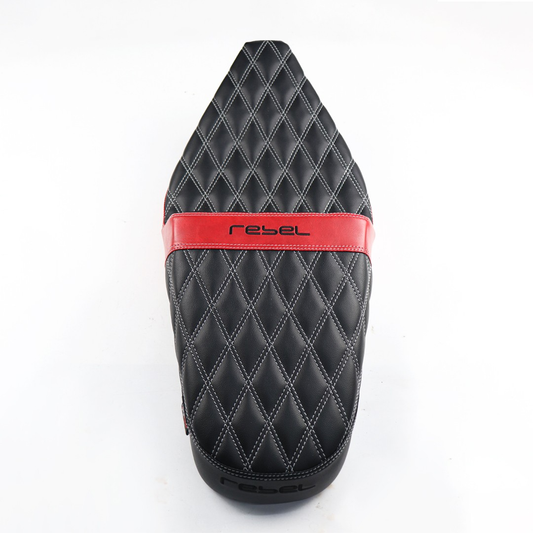 SEAT DOUBLE SADDLE DUAL DRIVER SEATS PAD CUSHION V.23 FOR HONDA REBEL CMX 300&500 2017-2025