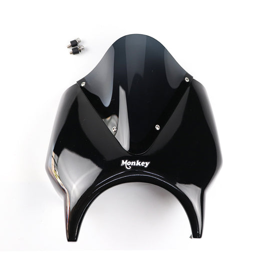 Headlight Cover Black Windshield Clear V.5 For Honda Monkey Z125 2018-2026