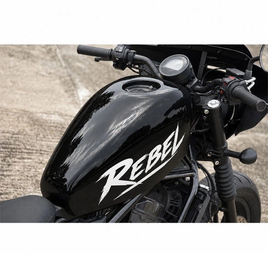Cover Fuel Oil Tank Gloss Black V.74 Decals for Honda Rebel CMX 300 500 2017–2026