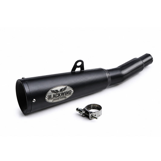 Black Slip-On Exhaust System Muffler Pipe Honda Rebel 300 500 2017-2025