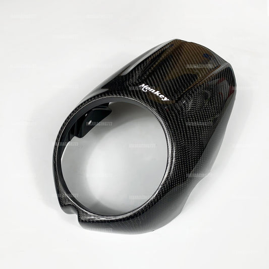 Carbon Headlight Cover Windscreen Windshield FIT FOR Honda Monkey Z125 2018-2025