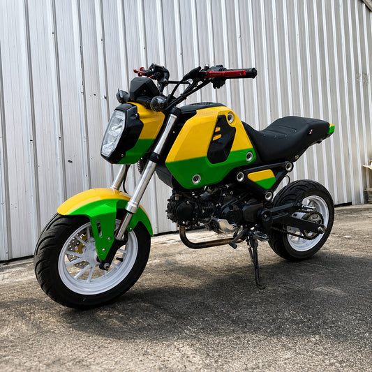 ホンダ グロム 125 2021-2024用 スカイブルー 7ピース ボディ パステルパネル フレーム ボディ