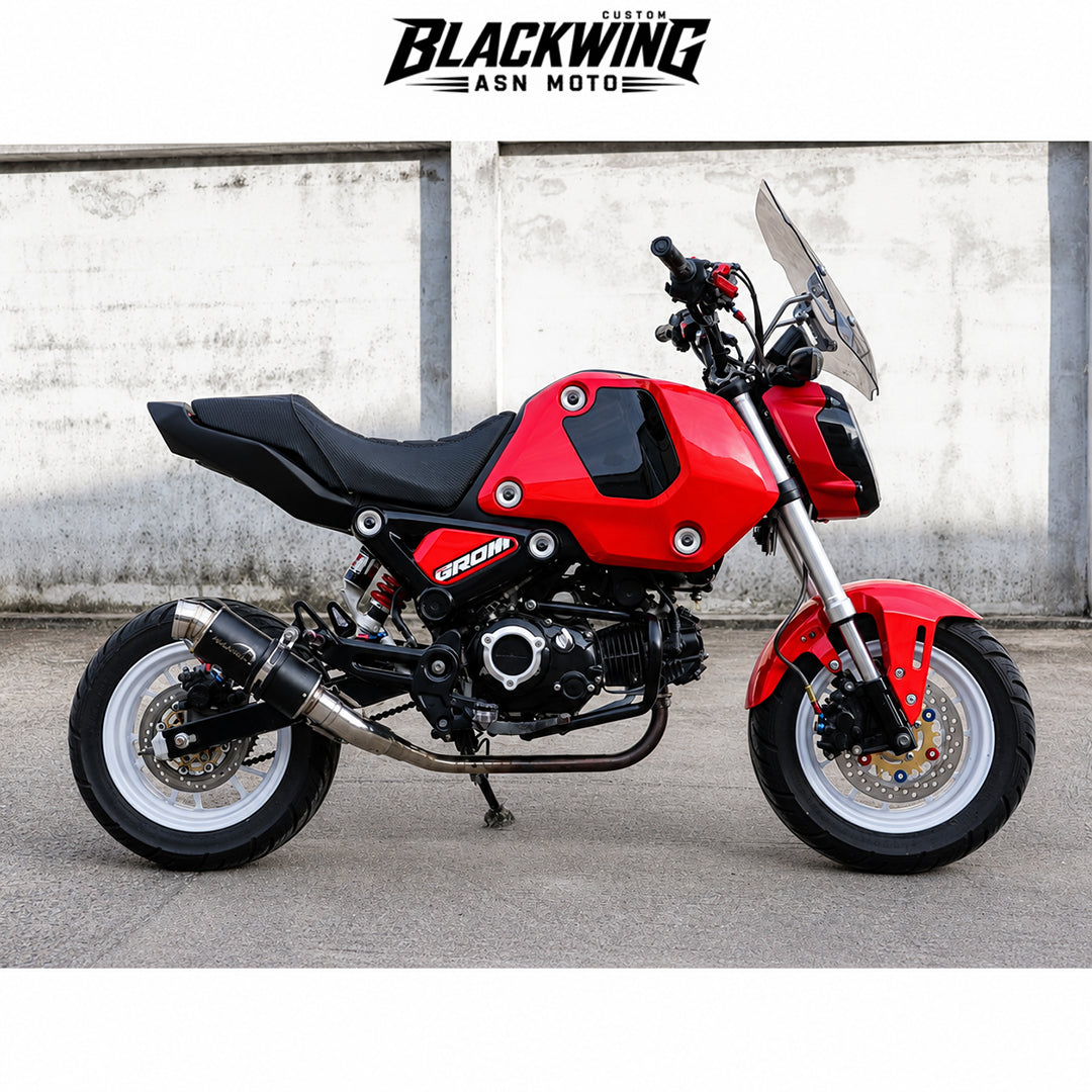 ホンダ モンキー125 2022-2026用 クラッシュバー エンジンフレーム プロテクションガード LH+RH