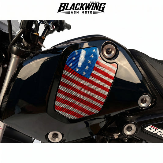 Set 5 Front Fender / Headlight Cover / Rear Cover / Side Frame / Under Fairing Black For Honda Grom 125 2021 - 2024