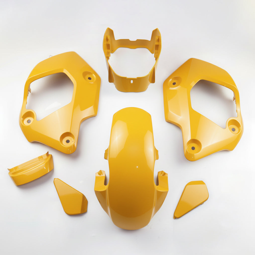 YELLOW PLASTIC PANEL FAIRING & UNDER FAIRING HONDA NEW GROM 125 2021-2024