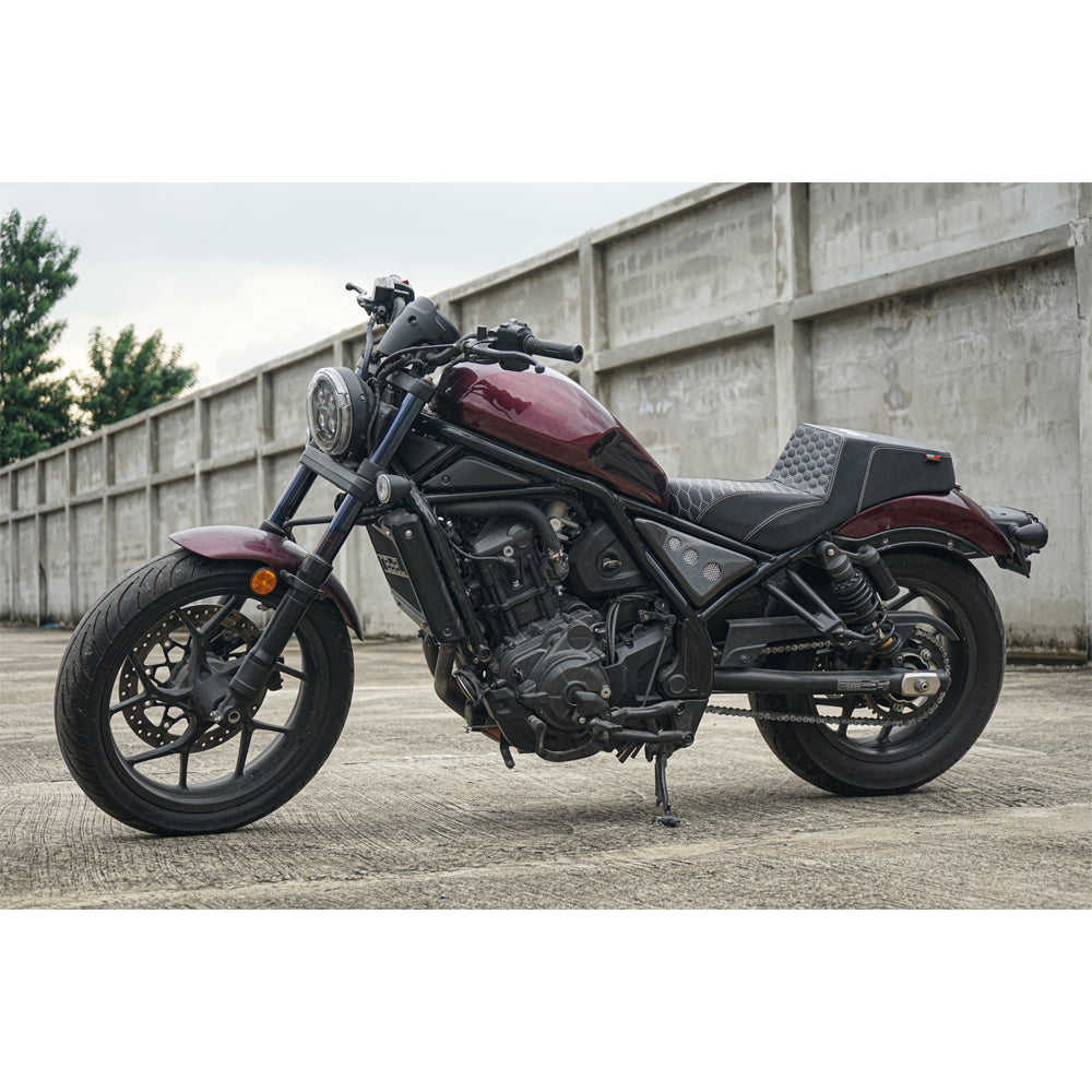 SEAT DOUBLE SADDLE DUAL DRIVER SEATS PAD CUSHION V.13 FOR HONDA REBEL CMX 1100 2021-2025