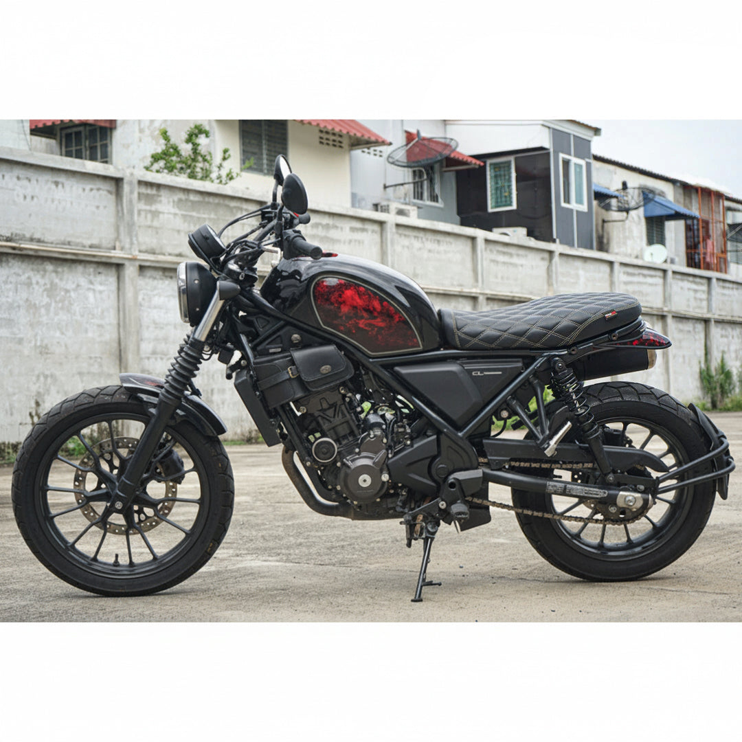 Multipurpose Leather Bag Black FIT FOR Honda CL SCL 300 500 2023-2025