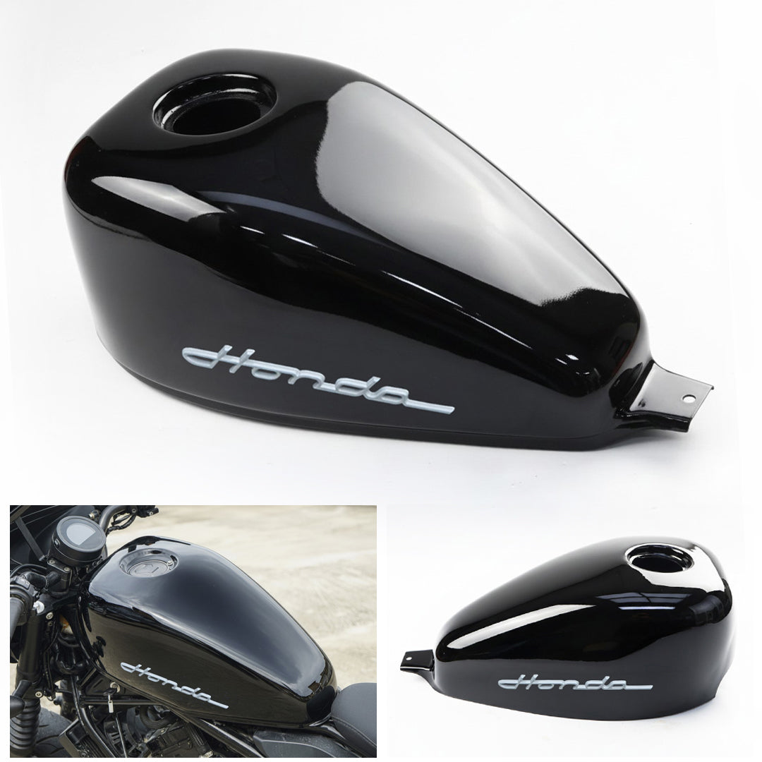 ฝาครอบถังน้ำมันเชื้อเพลิงสีดำ V.34 สำหรับ Honda Rebel CMX 300&500 ปี 2017-2026