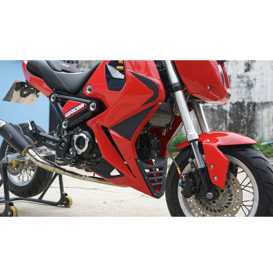 Set 3 Front Fender / Headlight Cover / Side Fairing Red For Honda Grom 125 2021 - 2024