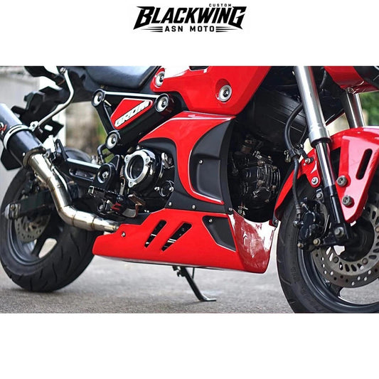 Set 4 Front Fender / Headlight Cover / Rear Cover / Side Fairing Red For Honda Grom 125 2021 - 2024