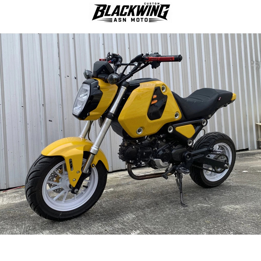 Yellow 7Pc Body Pastel Panels Frame Body V.2 For Honda Grom 125 2021-2024