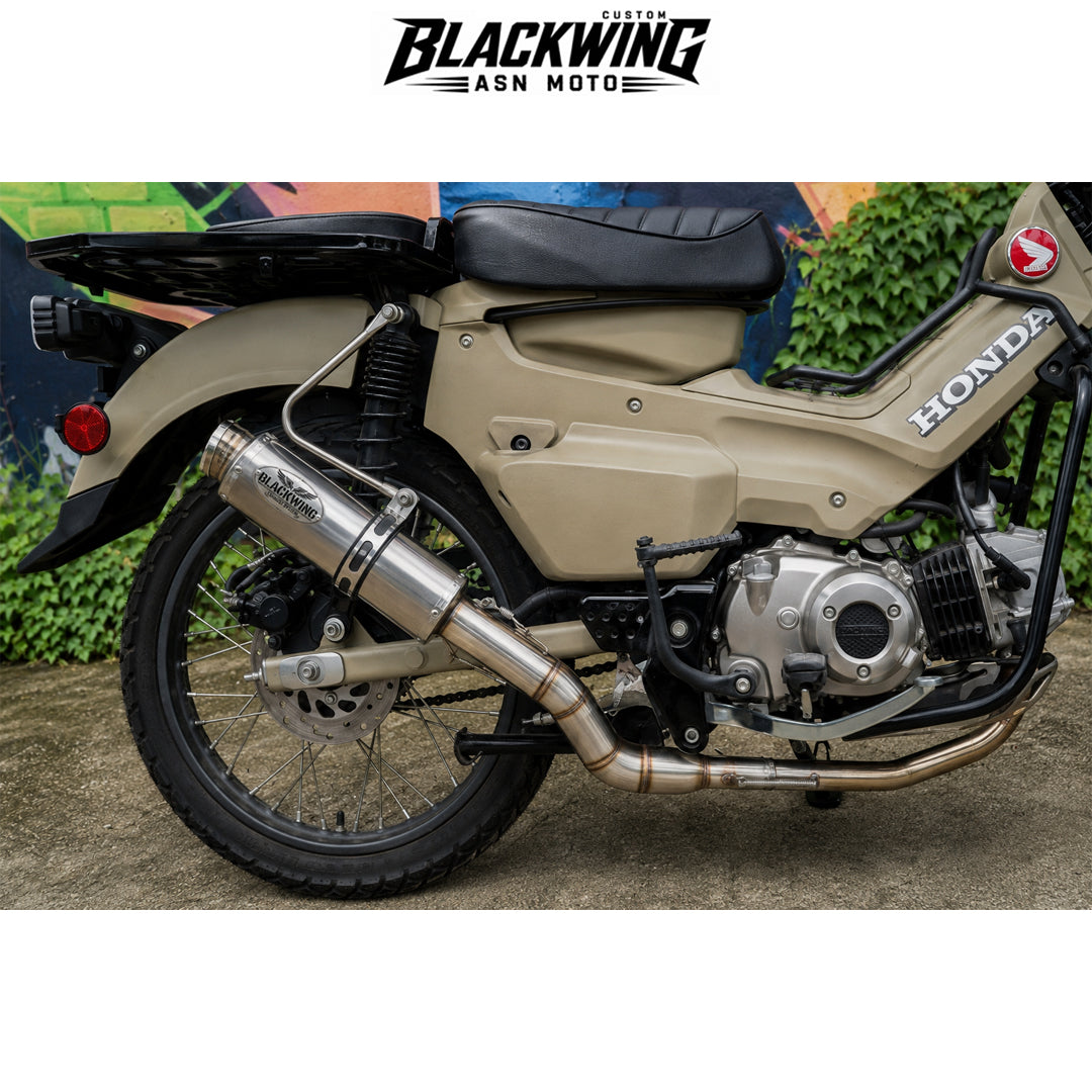 EXHAUST FULL SYSTEM STAINLESS STEEL RACHING FIT FOR HONDA TRAIL125 CT125 2020-2023