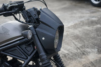 Black Front Windshield Headlight Cover for Honda Rebel CMX 300 2020-2025