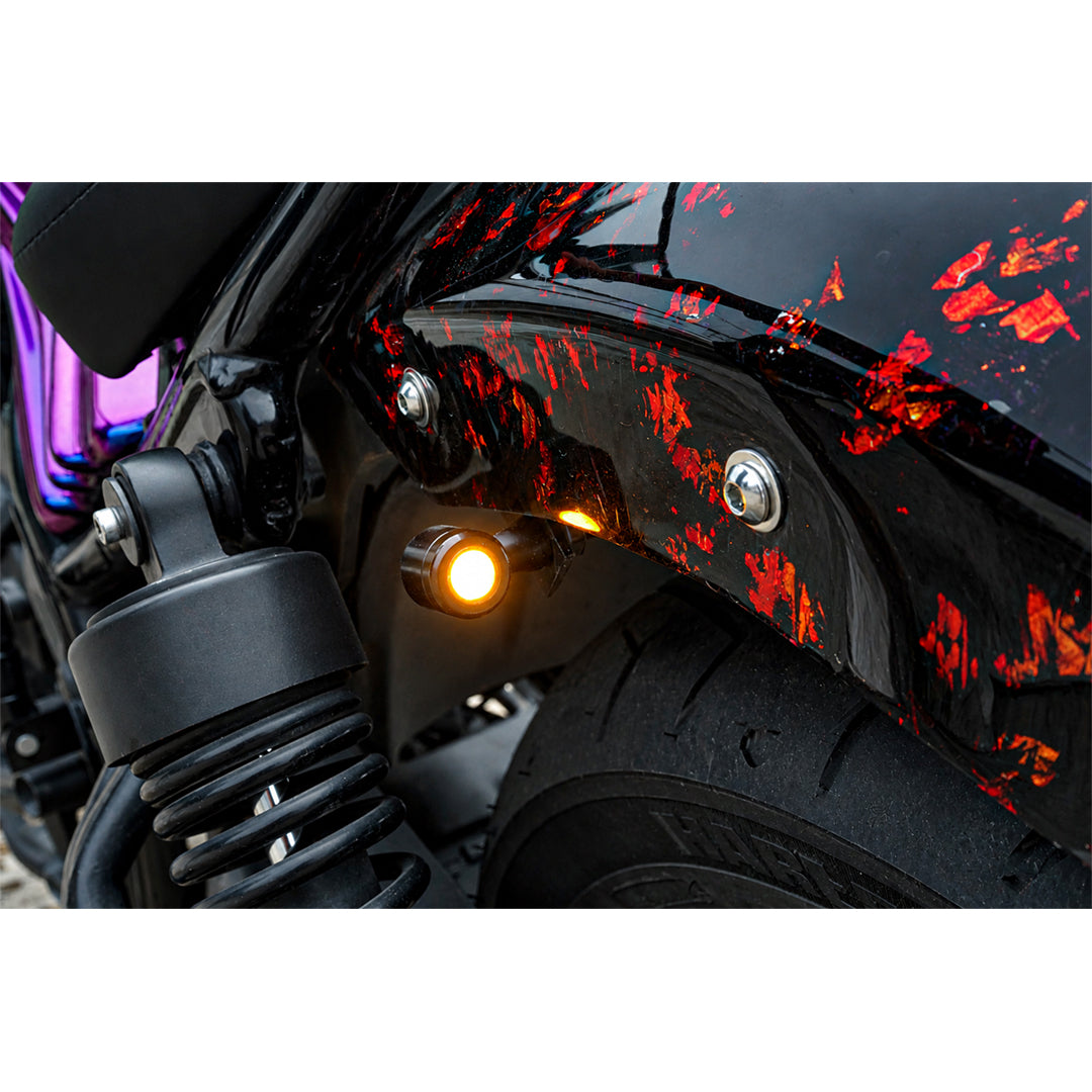 ホンダ レブル CMX 300&500 2017-2026用 ブラックリアタイディフェンダーエリミネーターLED