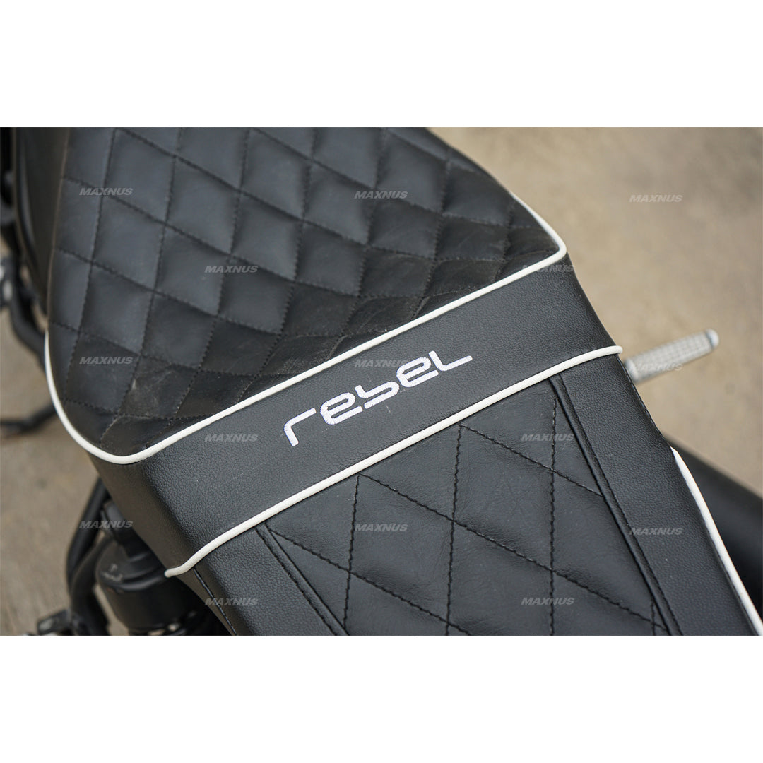 SEAT DOUBLE SADDLE DUAL DRIVER SEATS PAD CUSHION V.8 FOR HONDA REBEL CMX 300&500 2017-2025