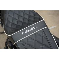 SEAT DOUBLE SADDLE DUAL DRIVER SEATS PAD CUSHION V.8 FOR HONDA REBEL CMX 300&500 2017-2025