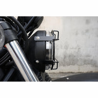 การ์ดป้องกันไฟหน้าสีดำสำหรับ Honda SCL CL 300 500 ปี 2023-2026