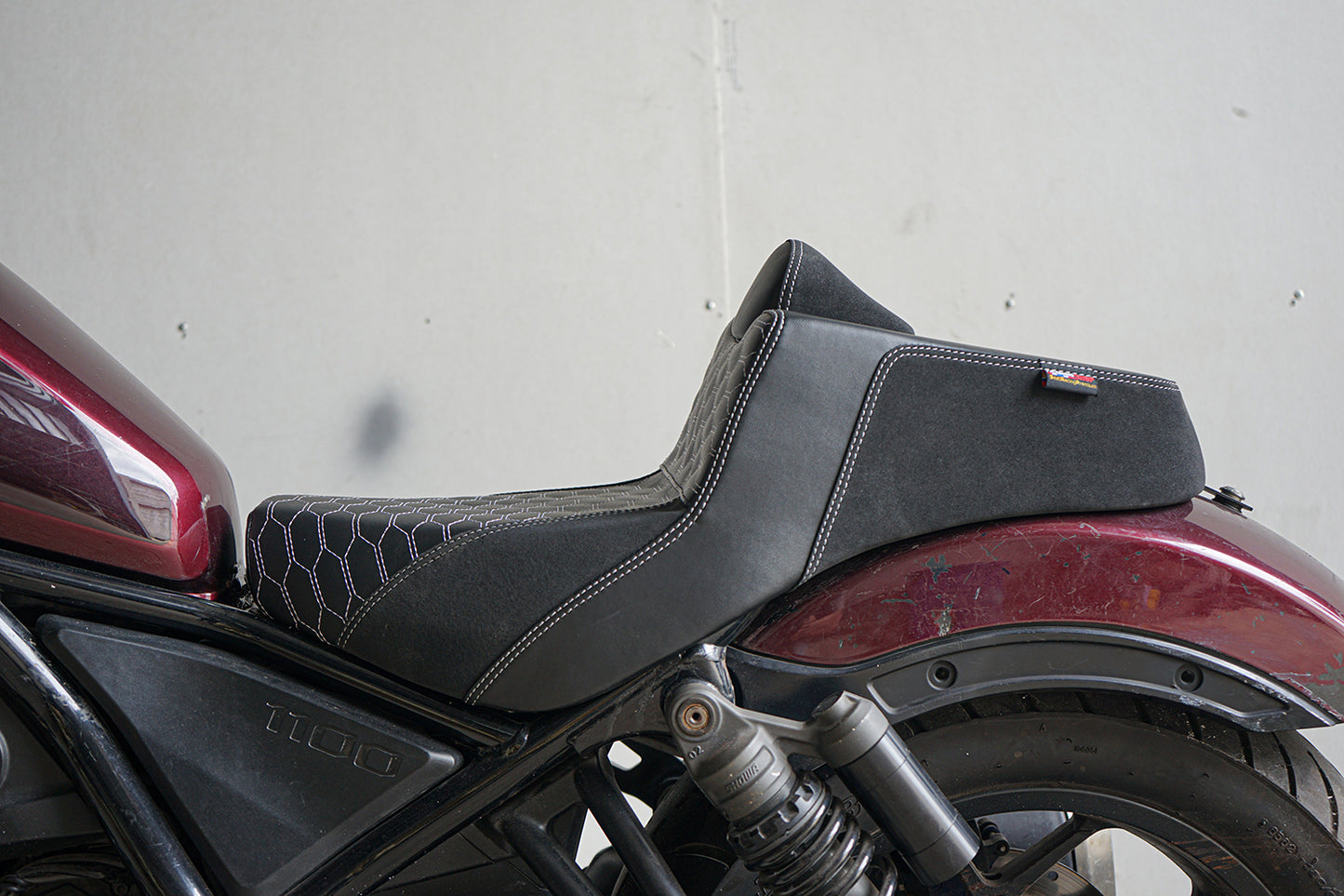 SEAT DOUBLE SADDLE DUAL DRIVER SEATS PAD CUSHION V.15 FOR HONDA REBEL CMX 1100 2021-2025