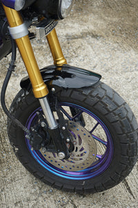 FRONT FENDERS MUDGUARD GLOSS BLACK FIT FOR HONDA GROM 125 2020 - 2025