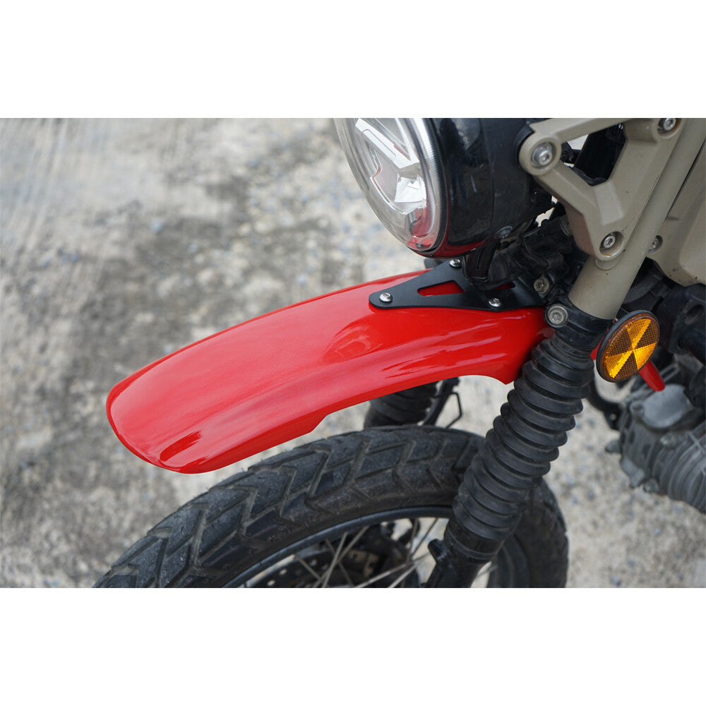 ホンダ レブル CMX 1100 (2021-2026)用 ショートフロントフェンダーフェアリング マッドガード レッド