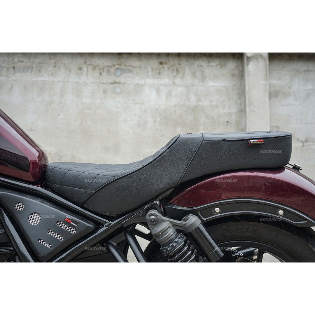 SEAT DOUBLE SADDLE DUAL DRIVER SEATS PAD CUSHION V.9 FOR HONDA REBEL CMX 1100 2021-2025
