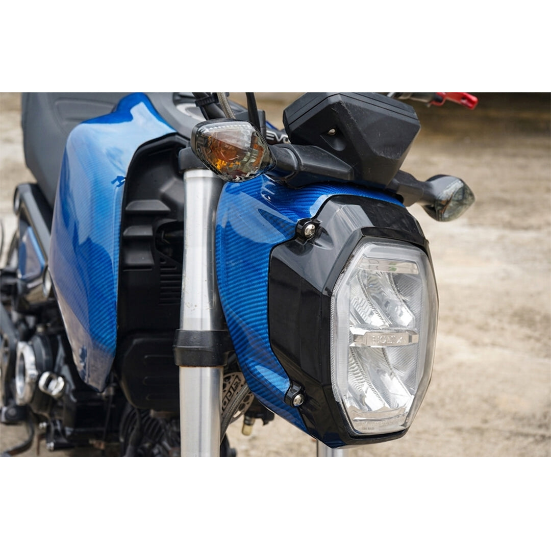 ホンダ グロム 2021-2024用 11点 フレームボディカバー サイドUPパネル カーボンファイバー製セット