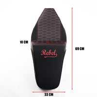 SEAT CUSHION BACKREST REPLACEMENT PINK THREAD V.20 FOR HONDA REBEL CMX 1100 2021-2025