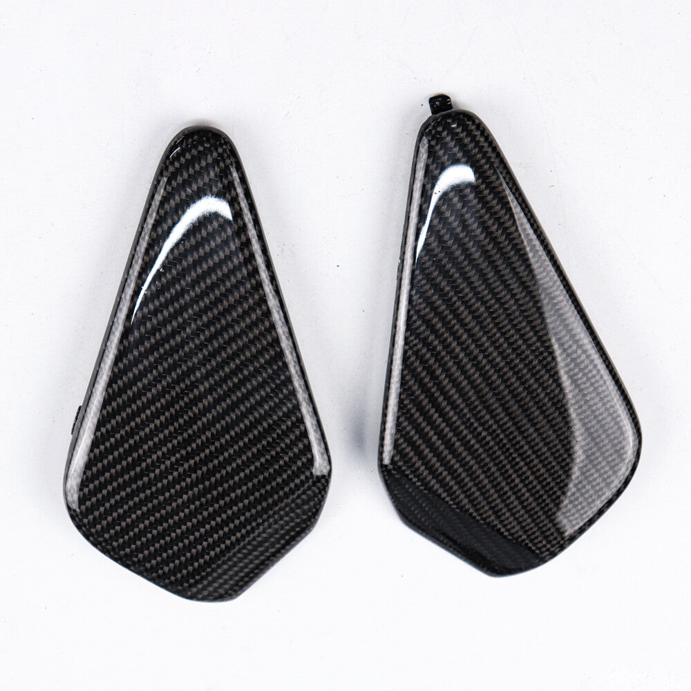 Set Of 4 Piece Frame Body Cover Side Upper Panel Carbon Fiber For Honda Grom 2021-2024