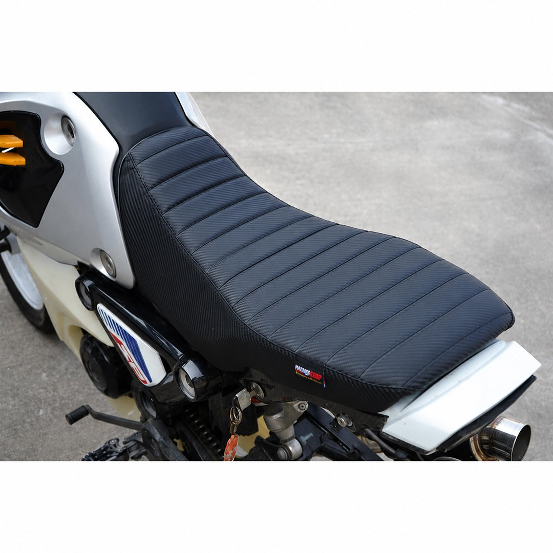 Replacement Dual Seat Carbon Stitch Black V.28 Fit For Honda Grom 125 2021-2026