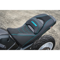 REPLACEMENT DUAL CARBON SEAT STITCH BLACK FIT FOR HONDA GROM125 2021-2025