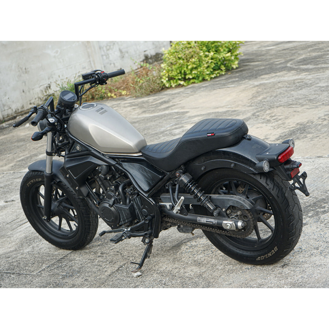 SEAT DOUBLE SADDLE DUAL DRIVER SEATS PAD CUSHION V.24 FOR HONDA REBEL CMX 300&500 2017-2025