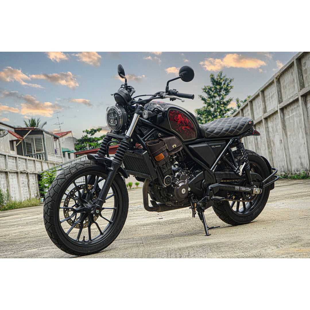 Multipurpose Leather Bag Brown  FIT FOR Honda CL SCL 300 500 2023-2025