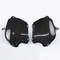 Set Of 4 Piece Frame Body Cover Side Upper Panel Carbon Fiber For Honda Grom 2021-2024