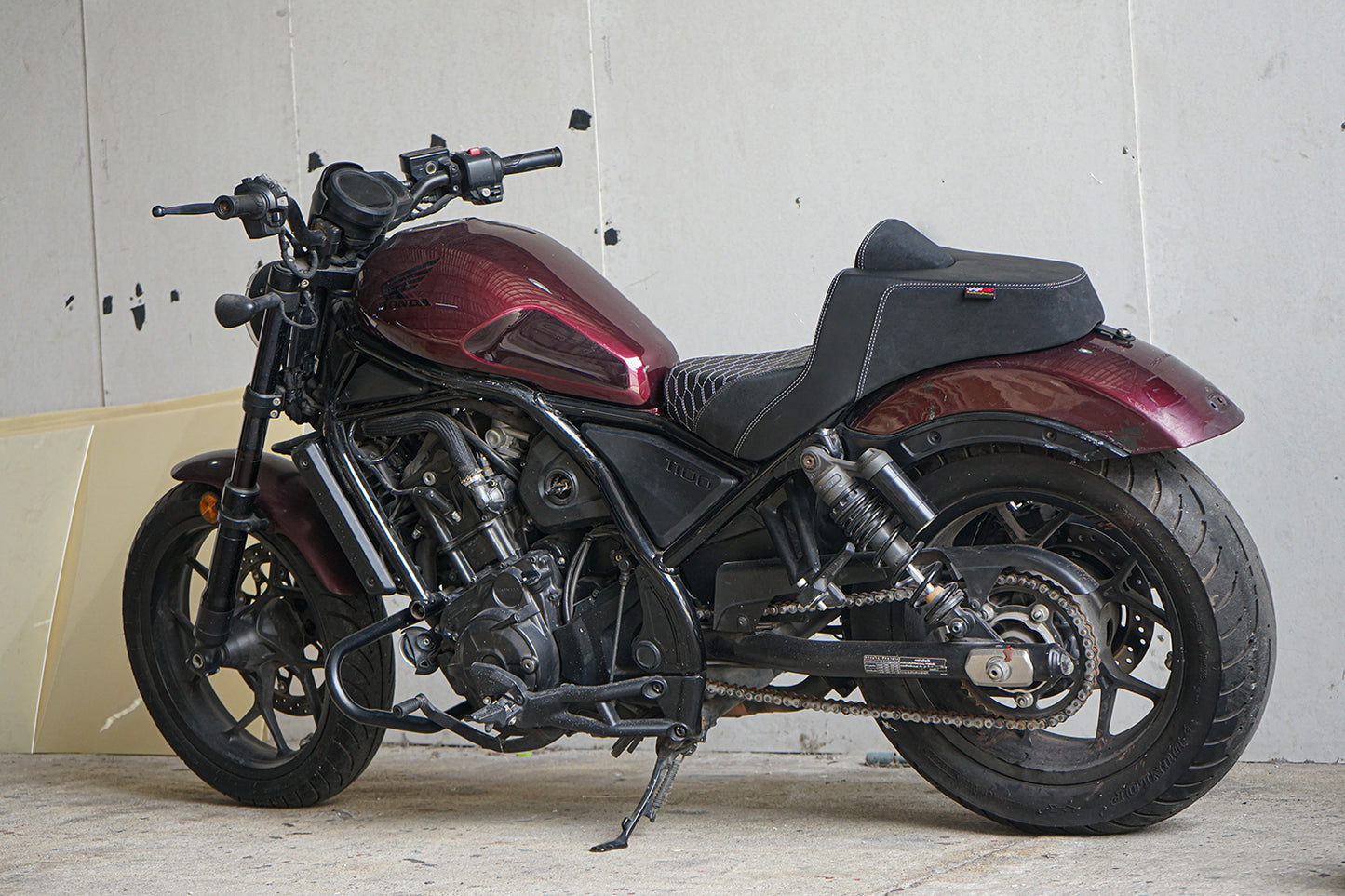 SEAT DOUBLE SADDLE DUAL DRIVER SEATS PAD CUSHION V.15 FOR HONDA REBEL CMX 1100 2021-2025