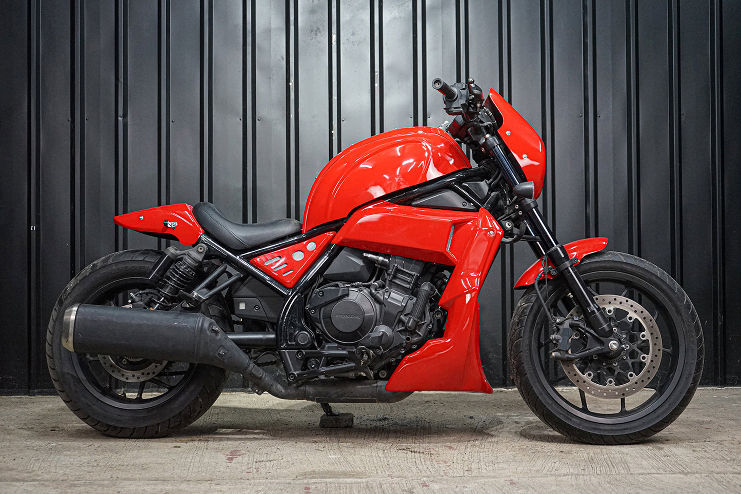 CUSTOM FIT FUEL TANK COVER RED FOR HONDA REBEL CMX 1100 2021-2025