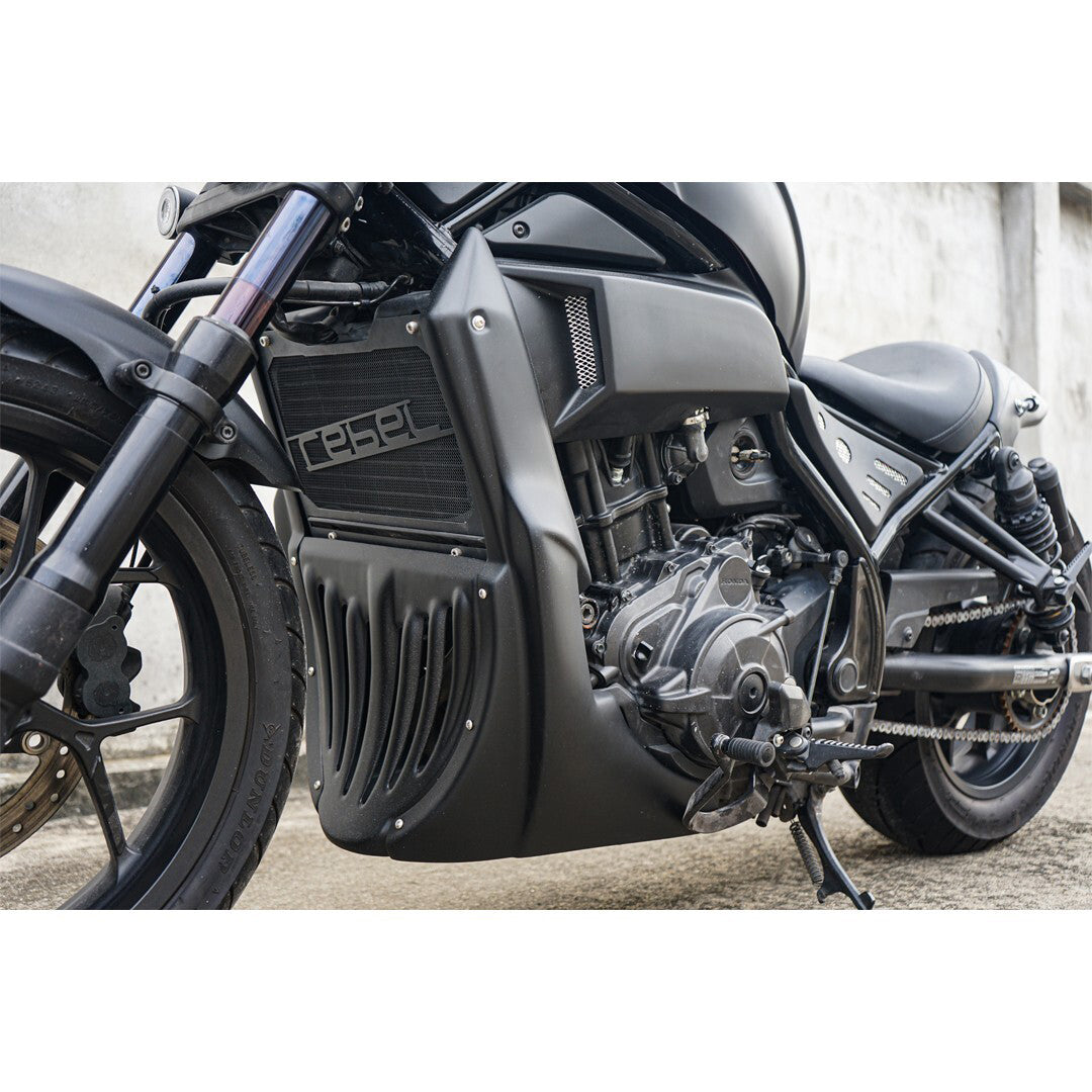 ชุดแฟริ่งใต้เครื่องพร้อมกันล้ม สีดำด้าน / สีดำเงา สำหรับ Honda Rebel CMX 1100 (ปี 2020-2024)
