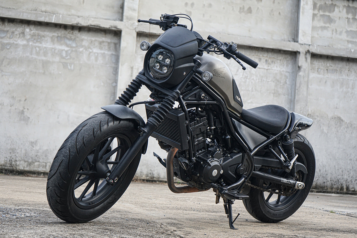 4 INCH STRETCH HANDLEBAR HANDLE BAR BLACK FOR HONDA REBEL CMX 300&500 2017-2025