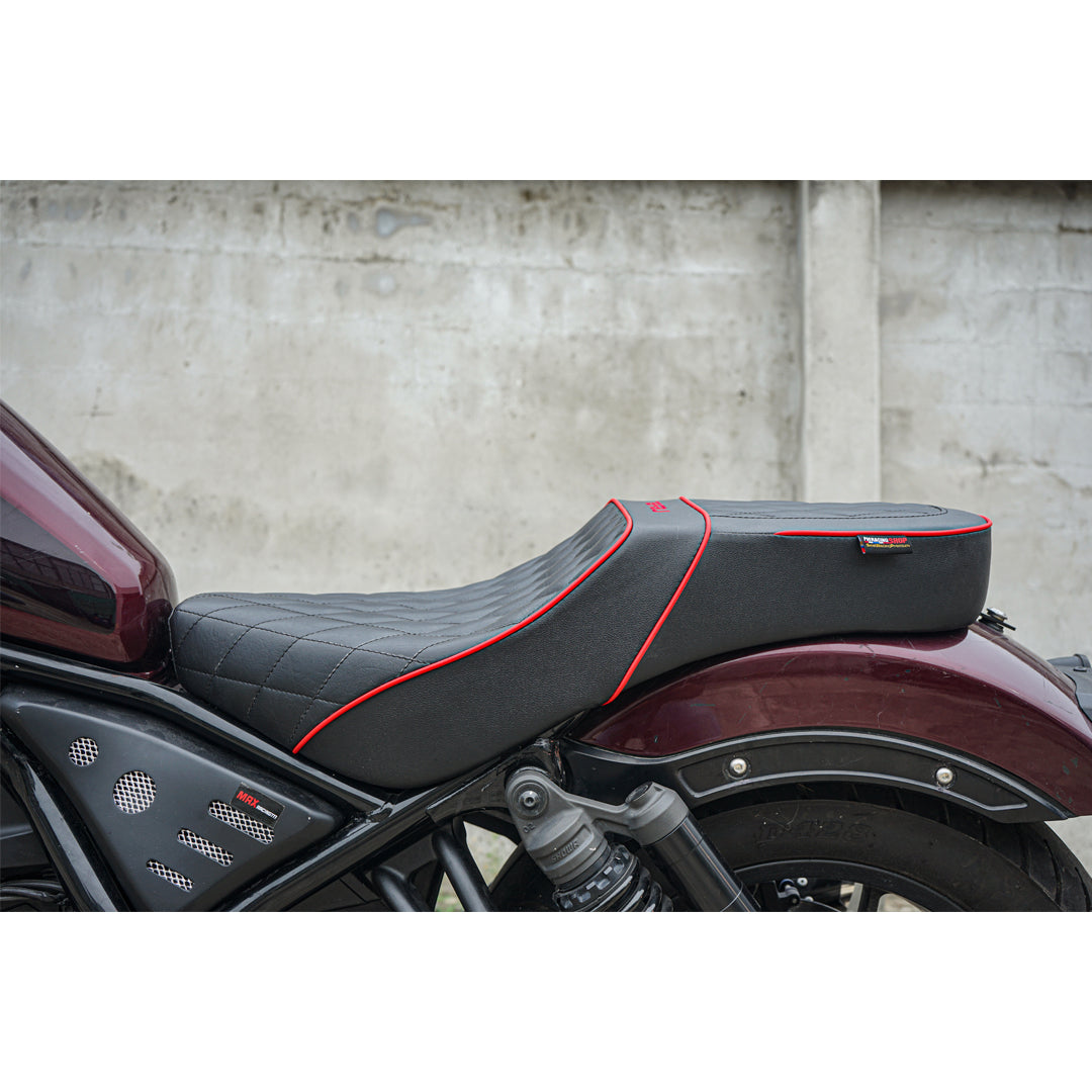 SEAT DOUBLE SADDLE DUAL DRIVER SEATS PAD CUSHION V.10 FOR HONDA REBEL CMX 1100 2021-2025