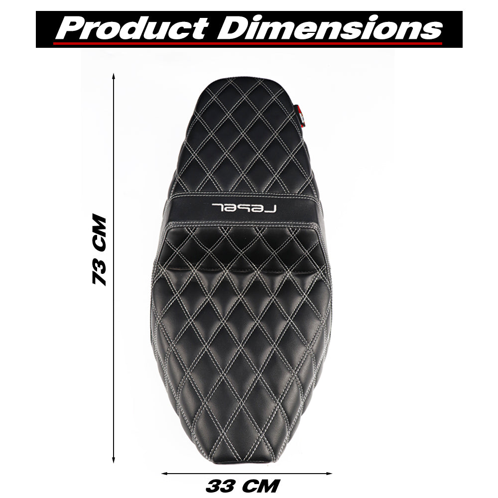 REPLACEMENT SEAT PAD WITH FUEL TANK COVER FOR HONDA REBEL CMX 1100 2021-2025