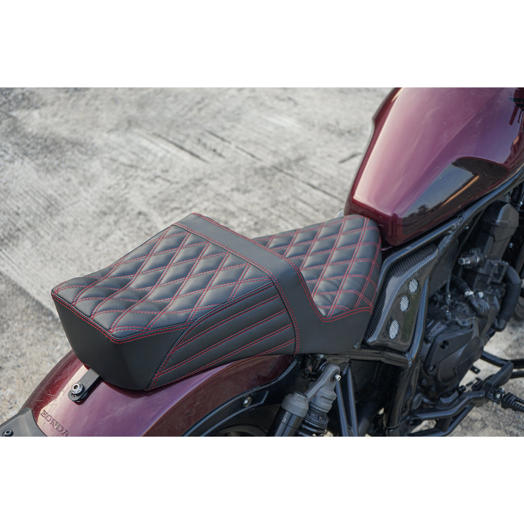 SEAT DOUBLE SADDLE DUAL DRIVER SEATS PAD CUSHION V.16 FOR HONDA REBEL CMX 1100 2021-2025