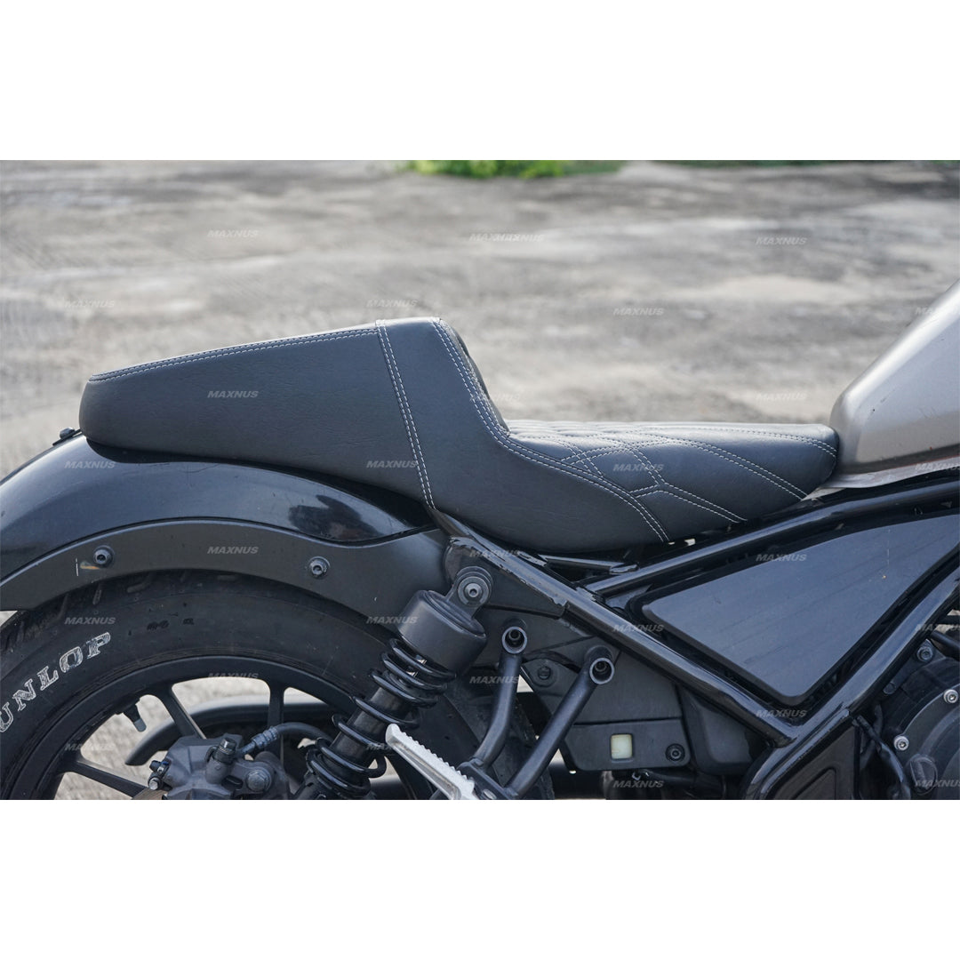 SEAT DOUBLE SADDLE DUAL DRIVER SEATS PAD CUSHION V.21 FOR HONDA REBEL CMX 300&500 2017-2025