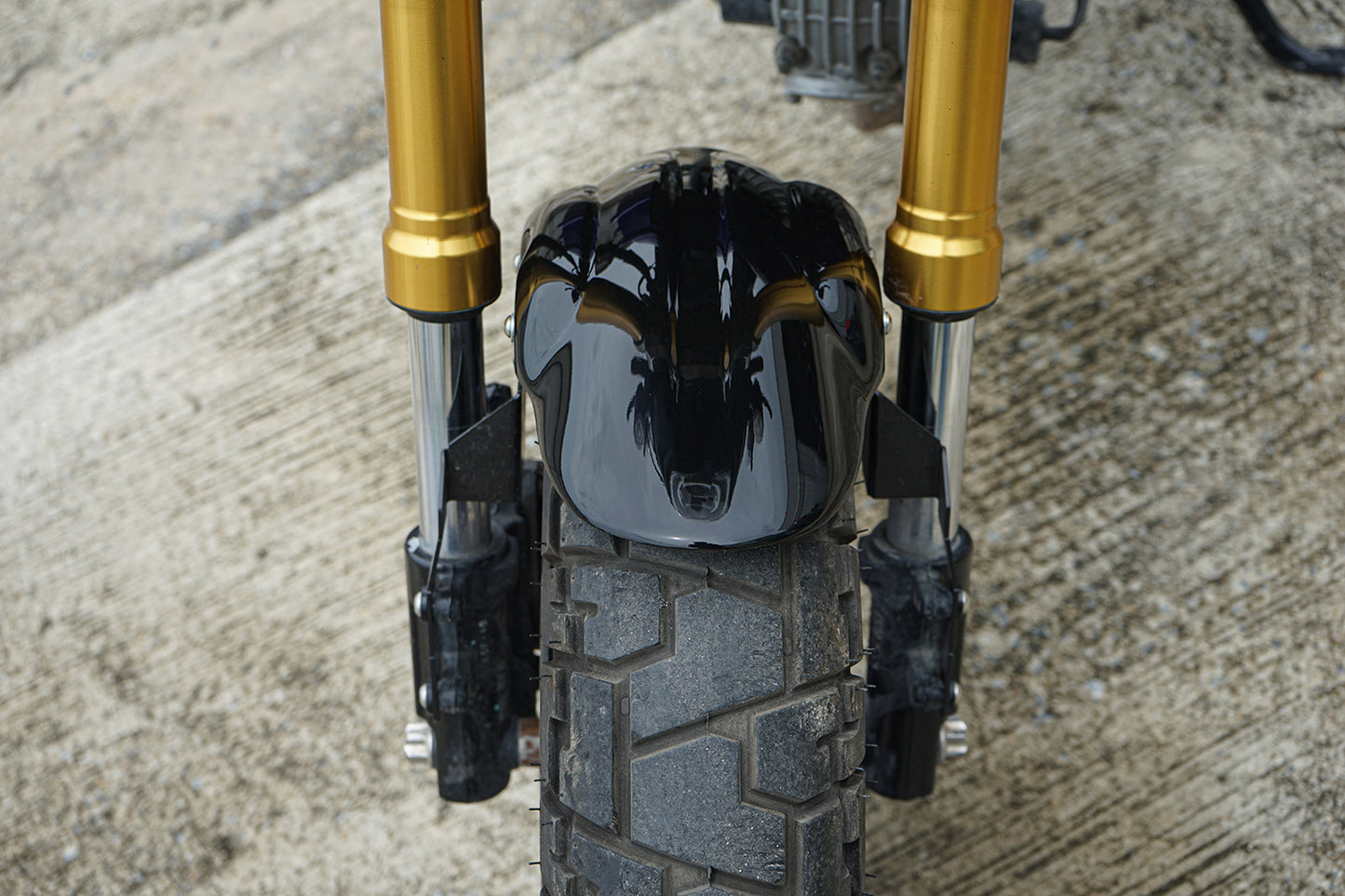 FRONT FENDERS MUDGUARD GLOSS BLACK FIT FOR HONDA GROM 125 2020 - 2025