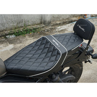 REAR BACKREST FOR PASSENGER STEEL BLACK SISSY BAR SEAT FOR HONDA REBEL CMX 300&500 2017-2025