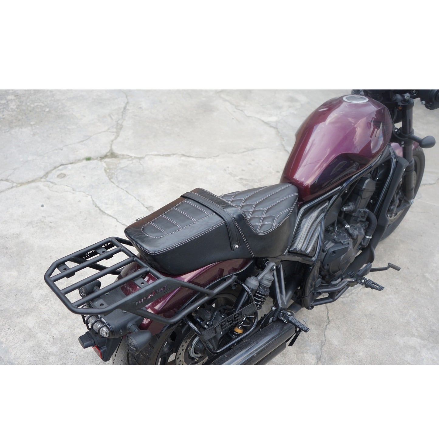 SEAT DOUBLE SADDLE DUAL DRIVER SEATS PAD CUSHION V.7 FOR HONDA REBEL CMX 1100 2021-2025