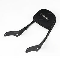 REAR BACKREST FOR PASSENGER STEEL BLACK SISSY BAR SEAT FOR HONDA REBEL CMX 1100 2021-2025