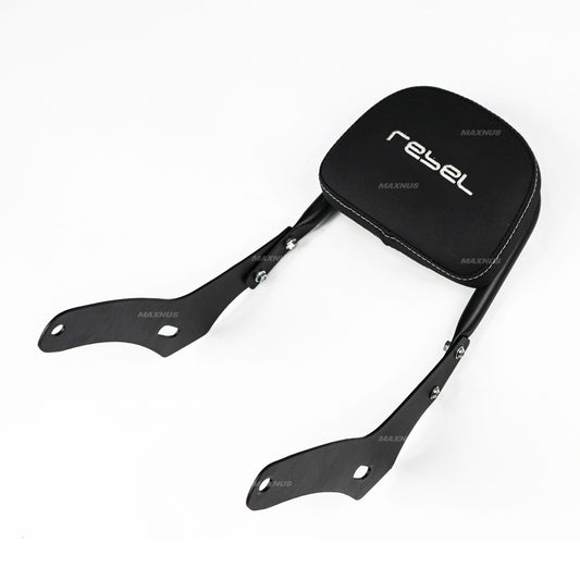 REAR BACKREST FOR PASSENGER STEEL BLACK SISSY BAR SEAT FOR HONDA REBEL CMX 1100 2021-2025